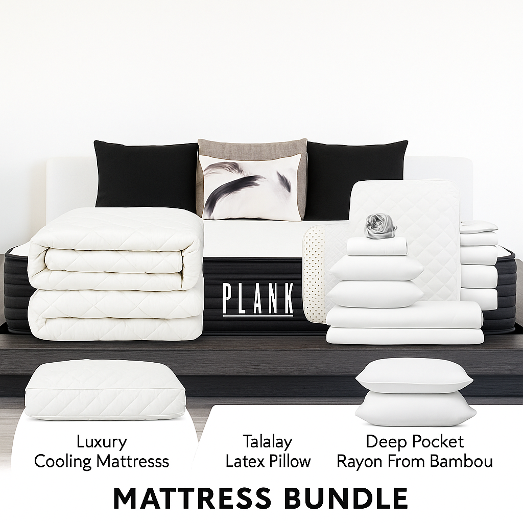 Plank Firm Mattress Ultimate Sleep Bundle