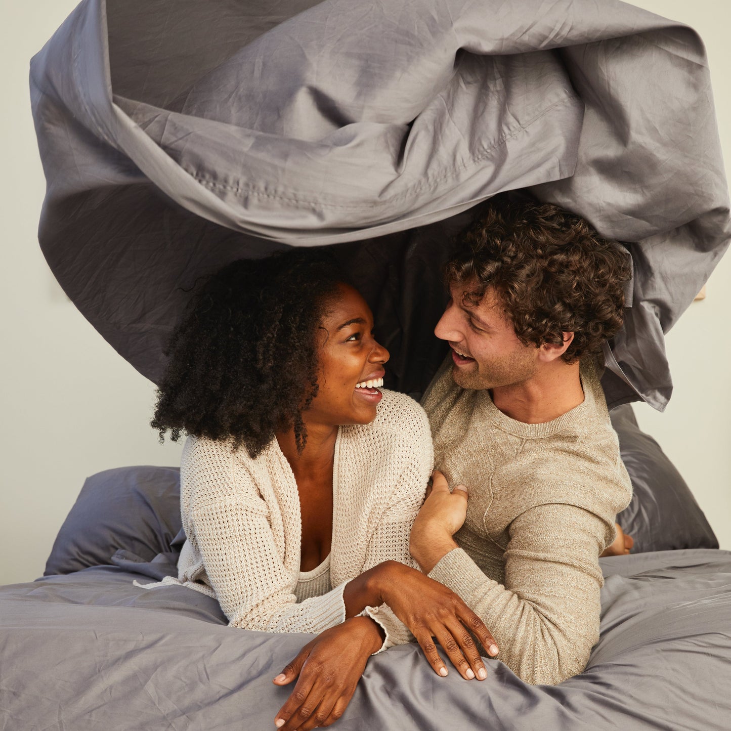 Organic Cotton Sheets Grey Soft
