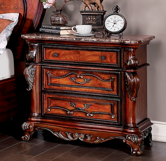 Rosewood Traditional Antique Dark Oak Night Stand