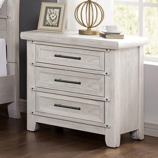 Shawnette - Transitional - Antique White - Night Stand