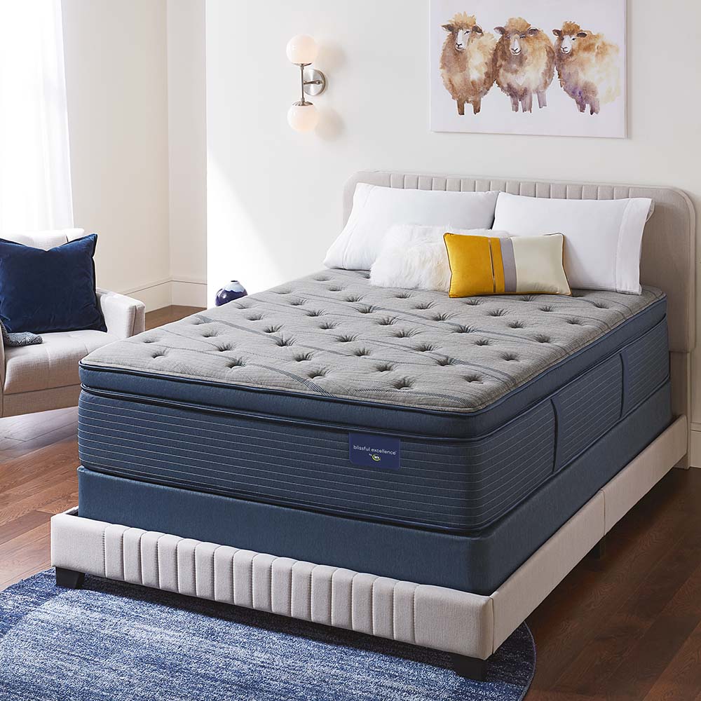 Blissful Plush Pillow Top Serta Mattress