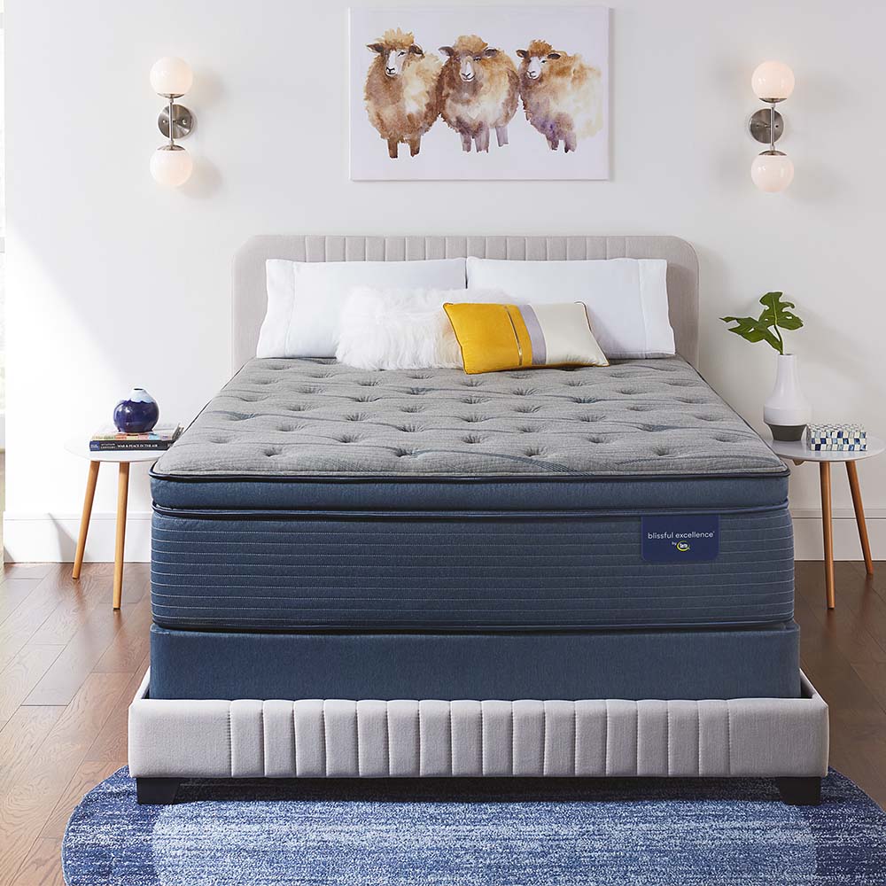 Blissful Plush Pillow Top Serta Mattress