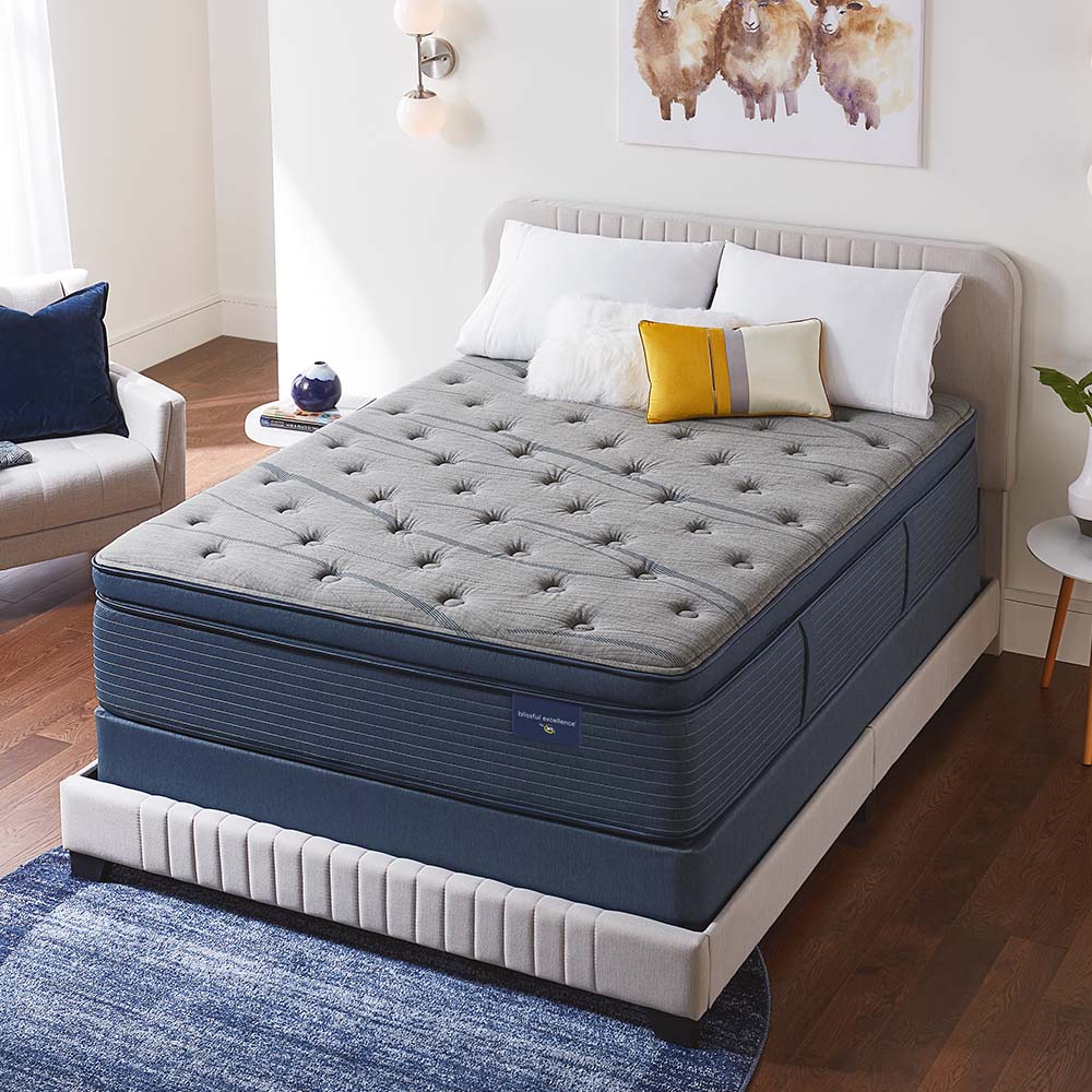 Blissful Plush Pillow Top Serta Mattress