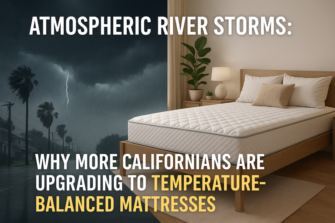 Atmospheric River Storms: Why More Californians Are Upgrading to Temperature-Balanced Mattresses
