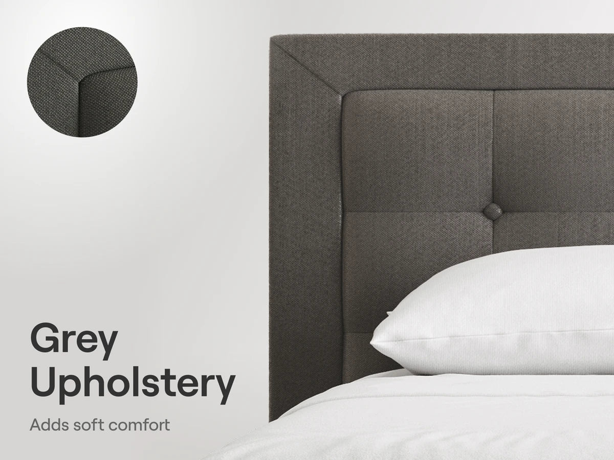 Nectar Mornington Upholstered Bed Frame with Headboard