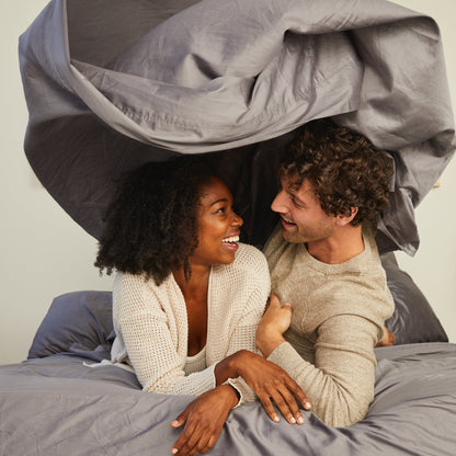 Organic Cotton Sheets Grey Soft