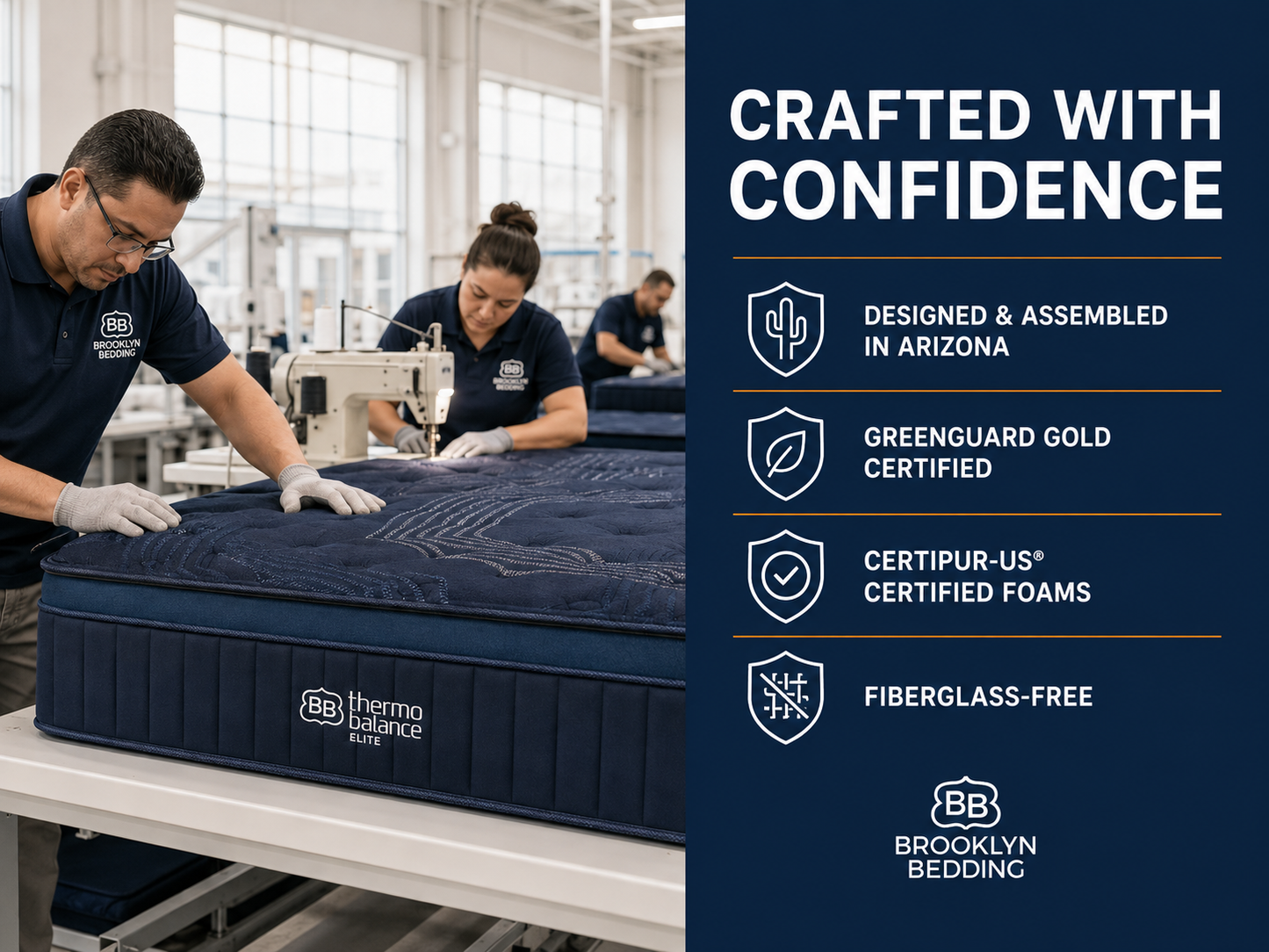 ThermoBalance Mattress Collection by Brooklyn Bedding