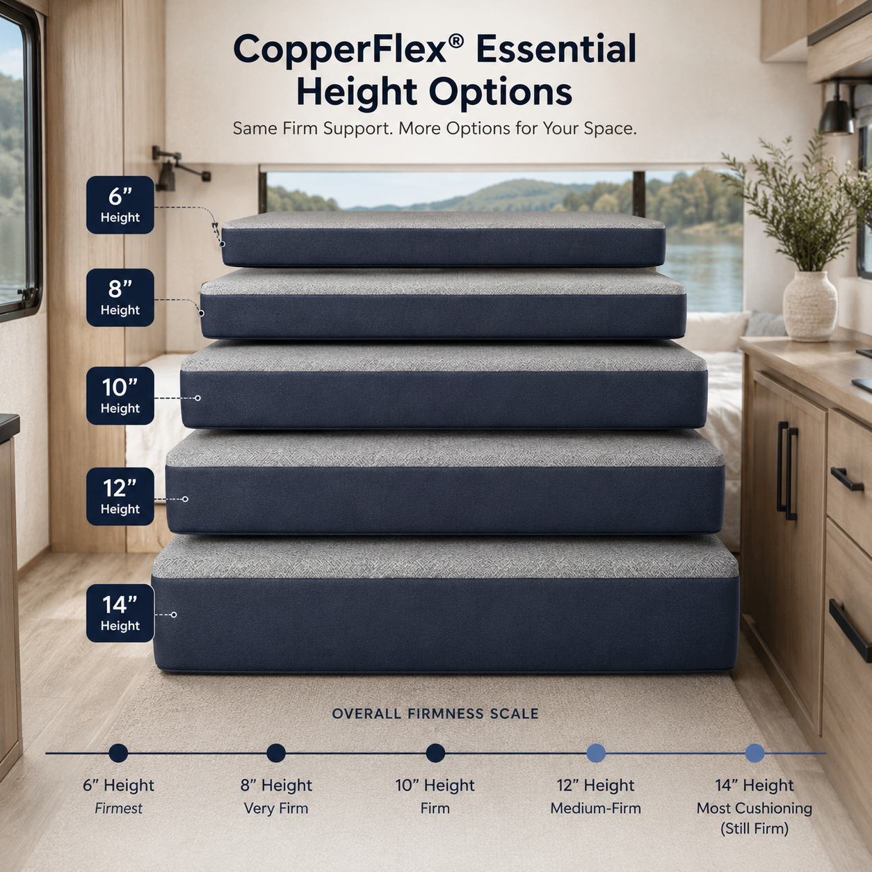 CopperFlex Essential Mattress by Brooklyn Bedding