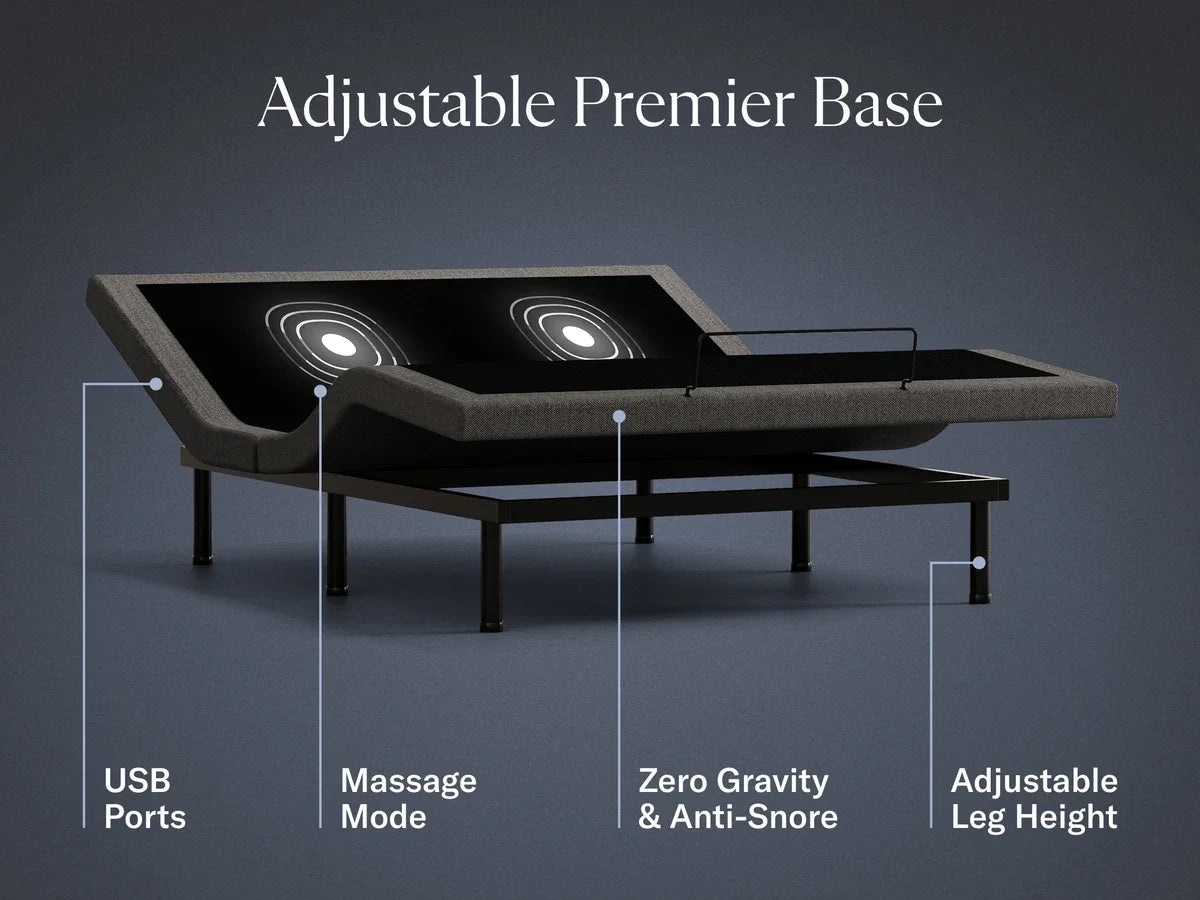 DreamCloud Memory Foam Adjustable Bundle