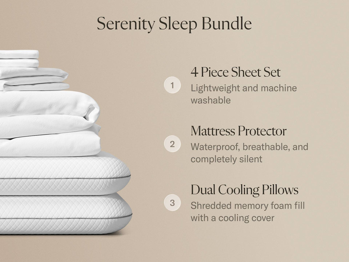 DreamCloud Serenity Bedding Bundle
