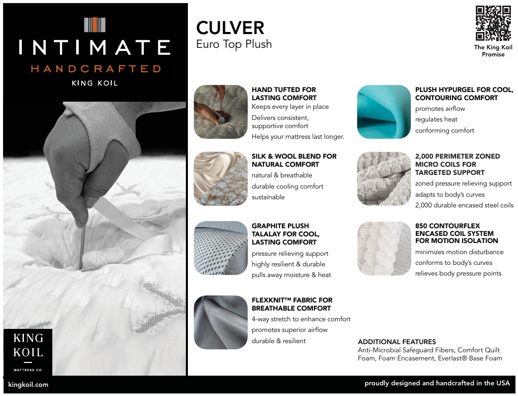 King Koil Intimate Culver Mattress