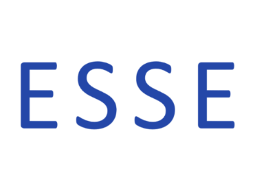 Blue 'ESSE' logo on a white background