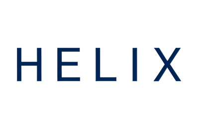 HELIX logo in blue on a white background