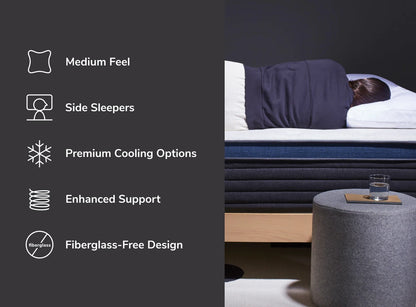 Helix Midnight Luxe Mattress Features
