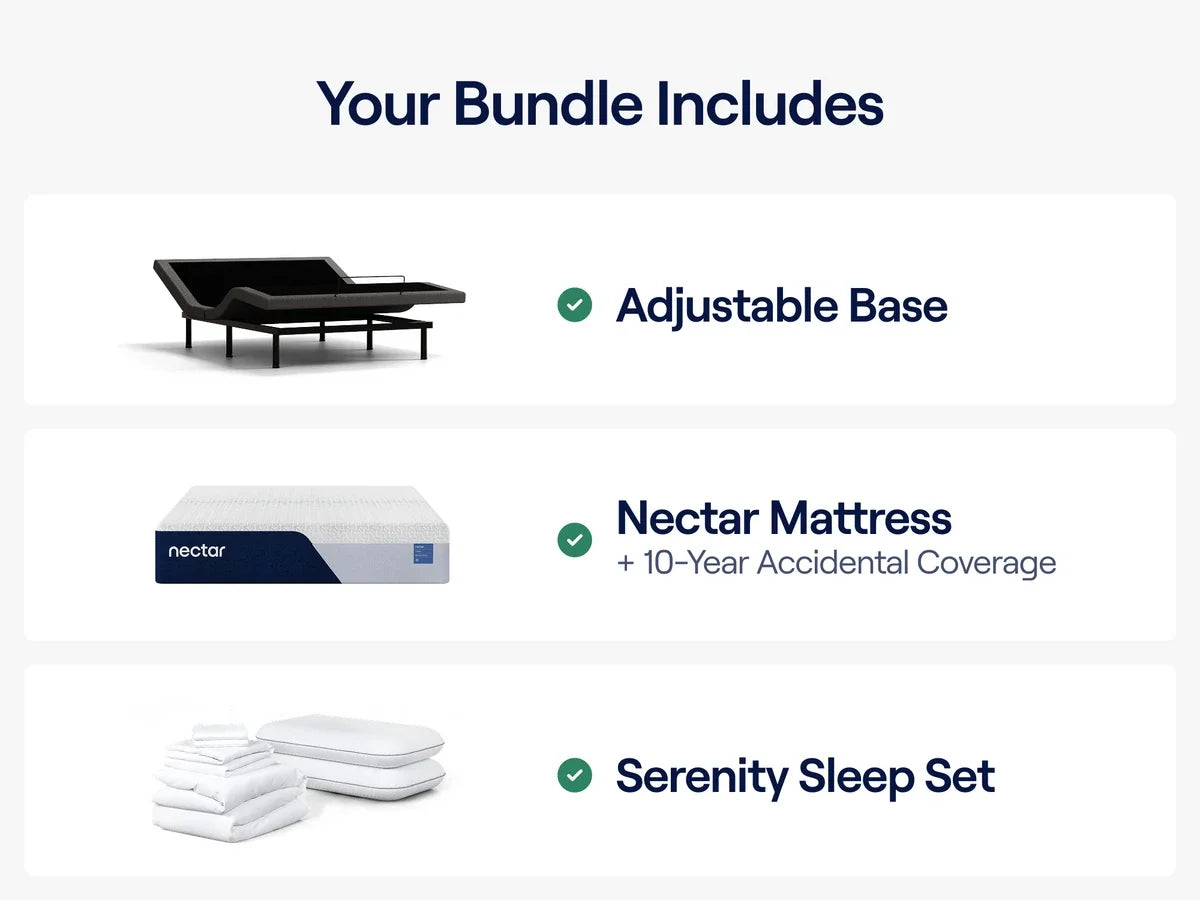 Nectar Premier Adjustable Bed and Mattress Set