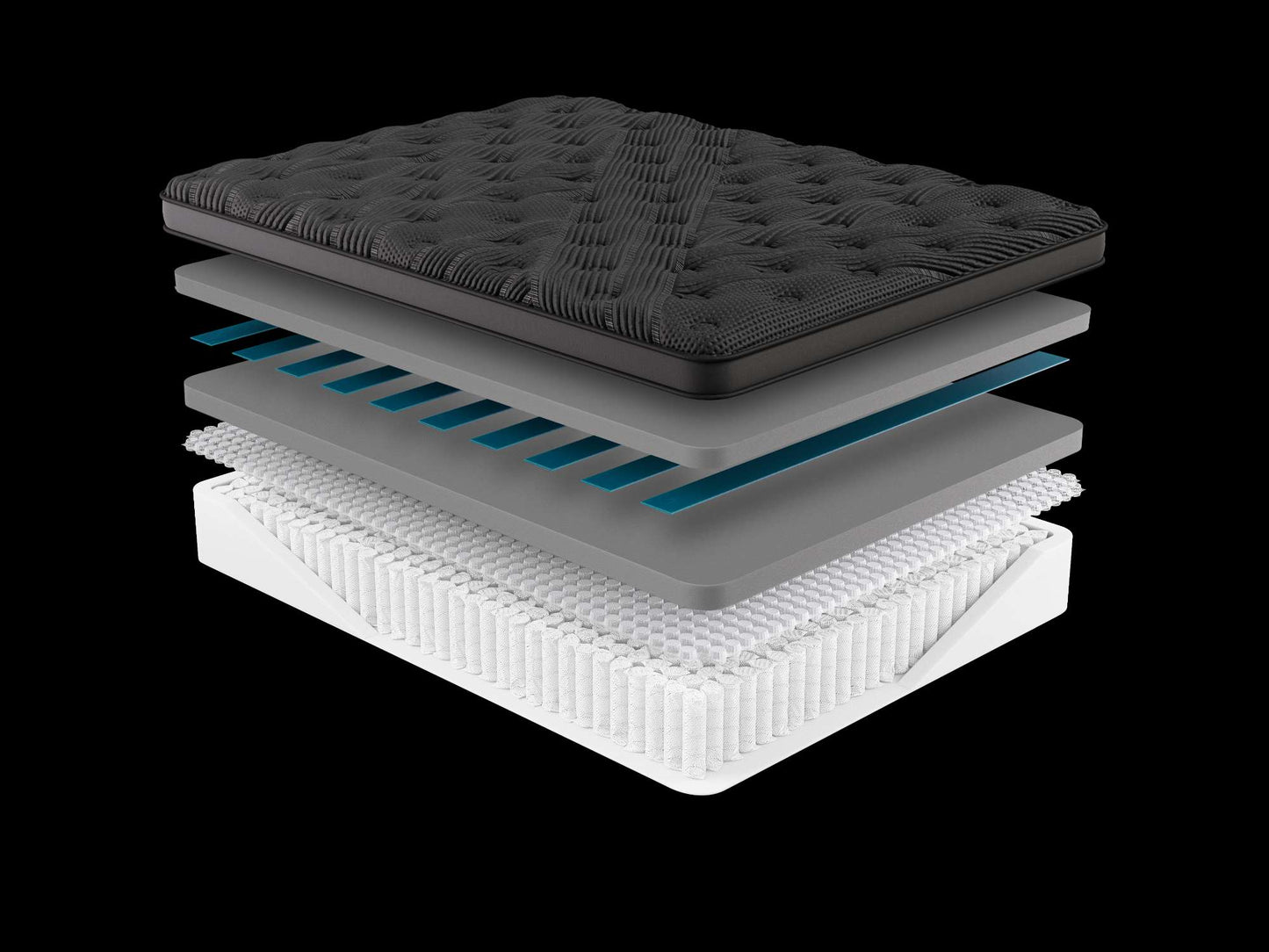 Black Diamond Telluride Luxe Hybrid Mattress Detail