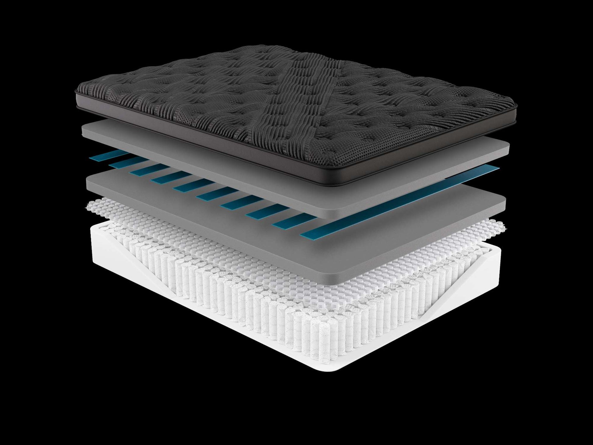 Black Diamond Telluride Luxe Hybrid Mattress Detail