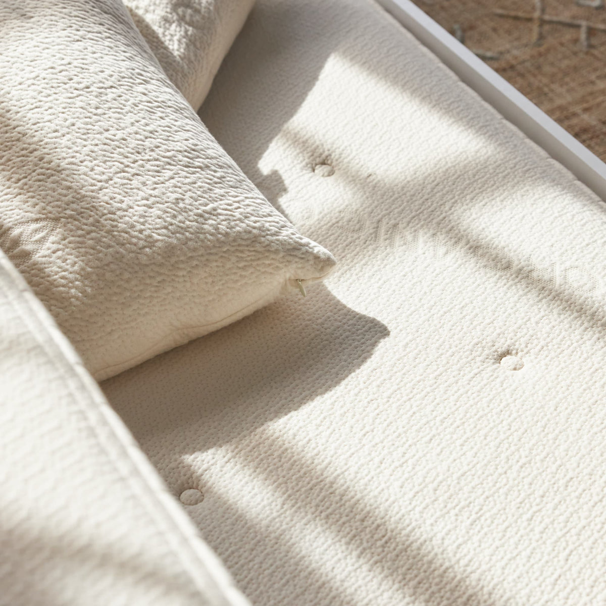 Avocado Eco Organic Kids Mattress quilted surface close-up