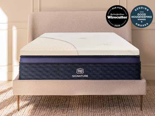 3” Latex Topper by Brooklyn Bedding on a bed