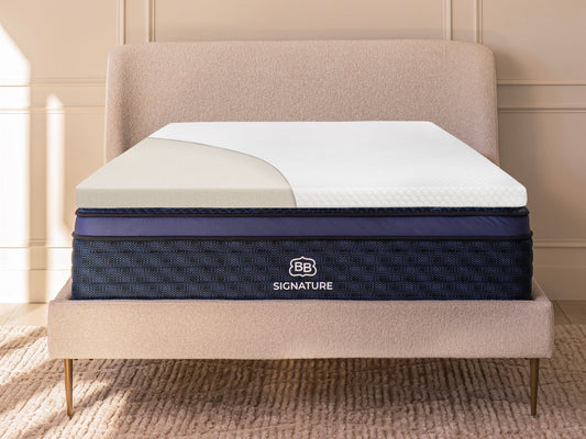 4-lb. Memory Foam Topper by Brooklyn Bedding on a mattress