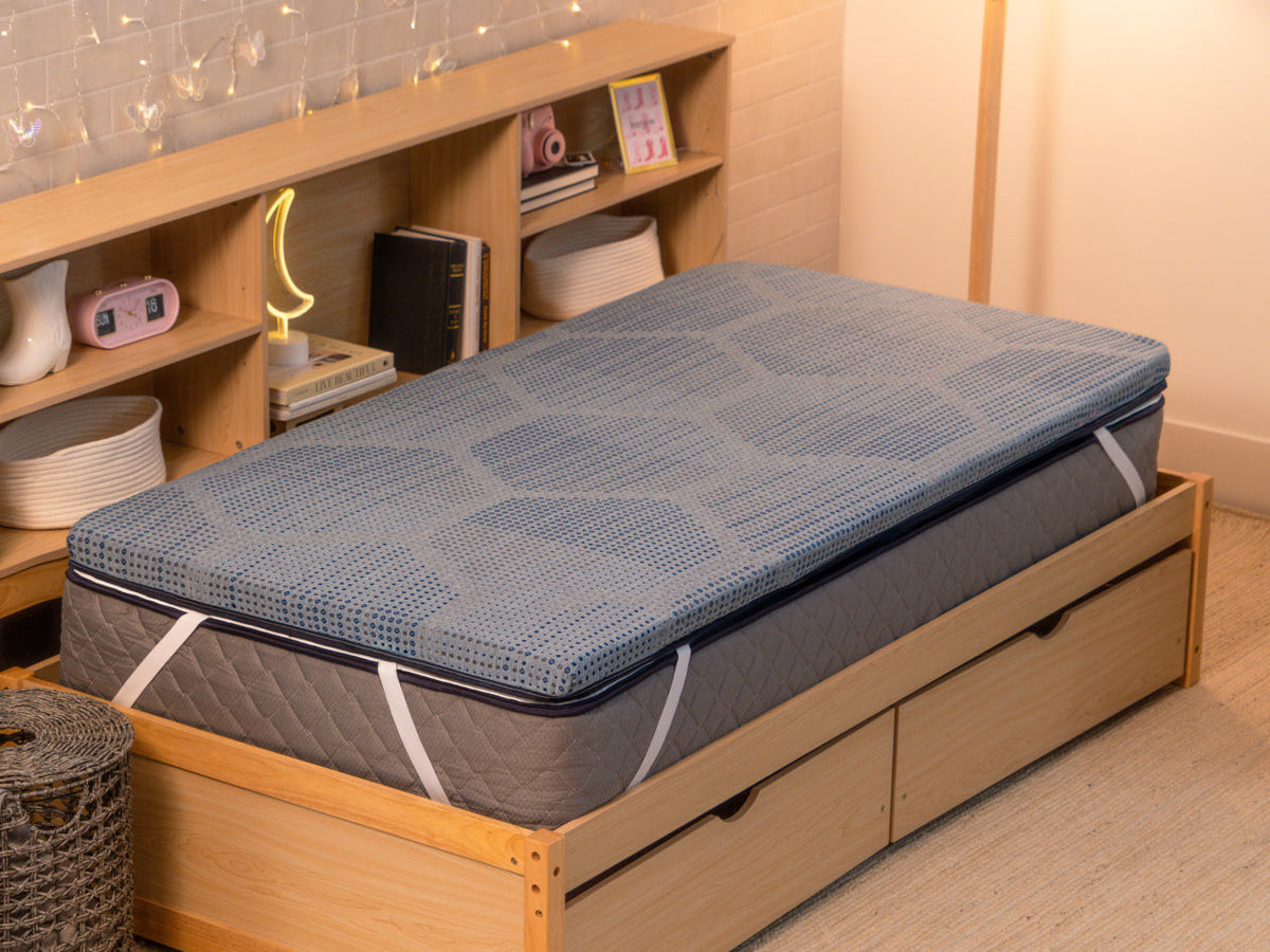 CopperFlex® 201 Mattress Topper by Brooklyn Bedding angled view