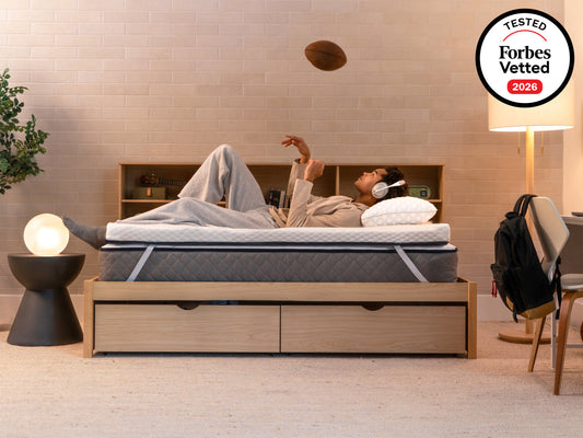 CopperFlex® 301 Mattress Topper by Brooklyn Bedding on a bed
