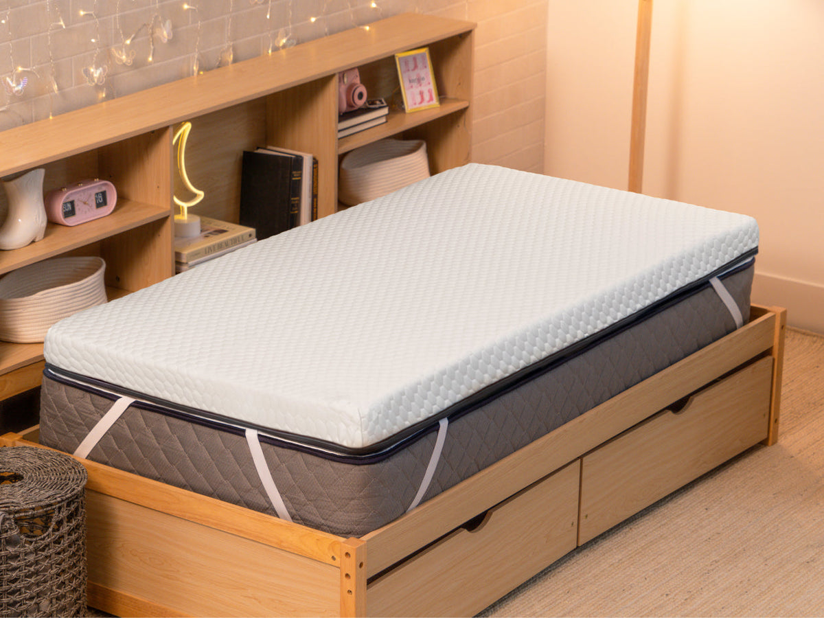 CopperFlex® 301 Mattress Topper by Brooklyn Bedding angled view