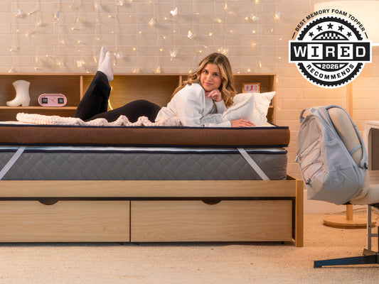 CopperFlex® 401 Mattress Topper by Brooklyn Bedding on a bed