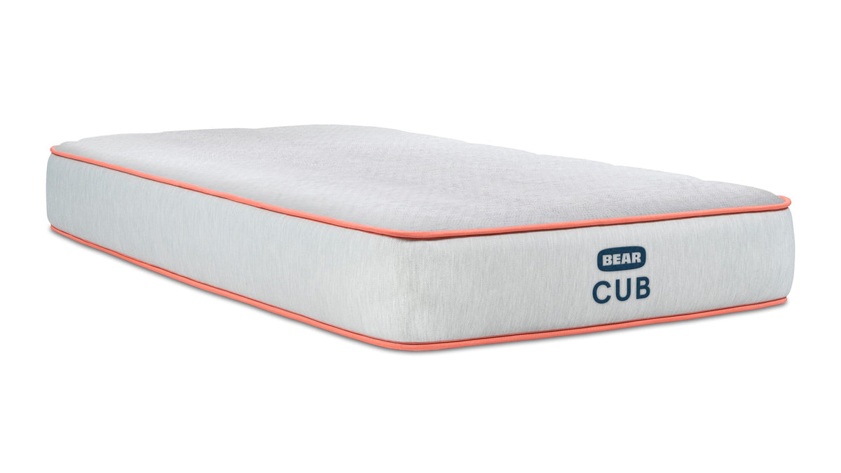 Bear Cub Kids Mattress with Salmon trim