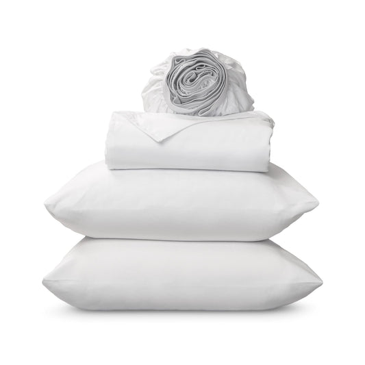 Leesa Cotton Blend Sheet Set in White