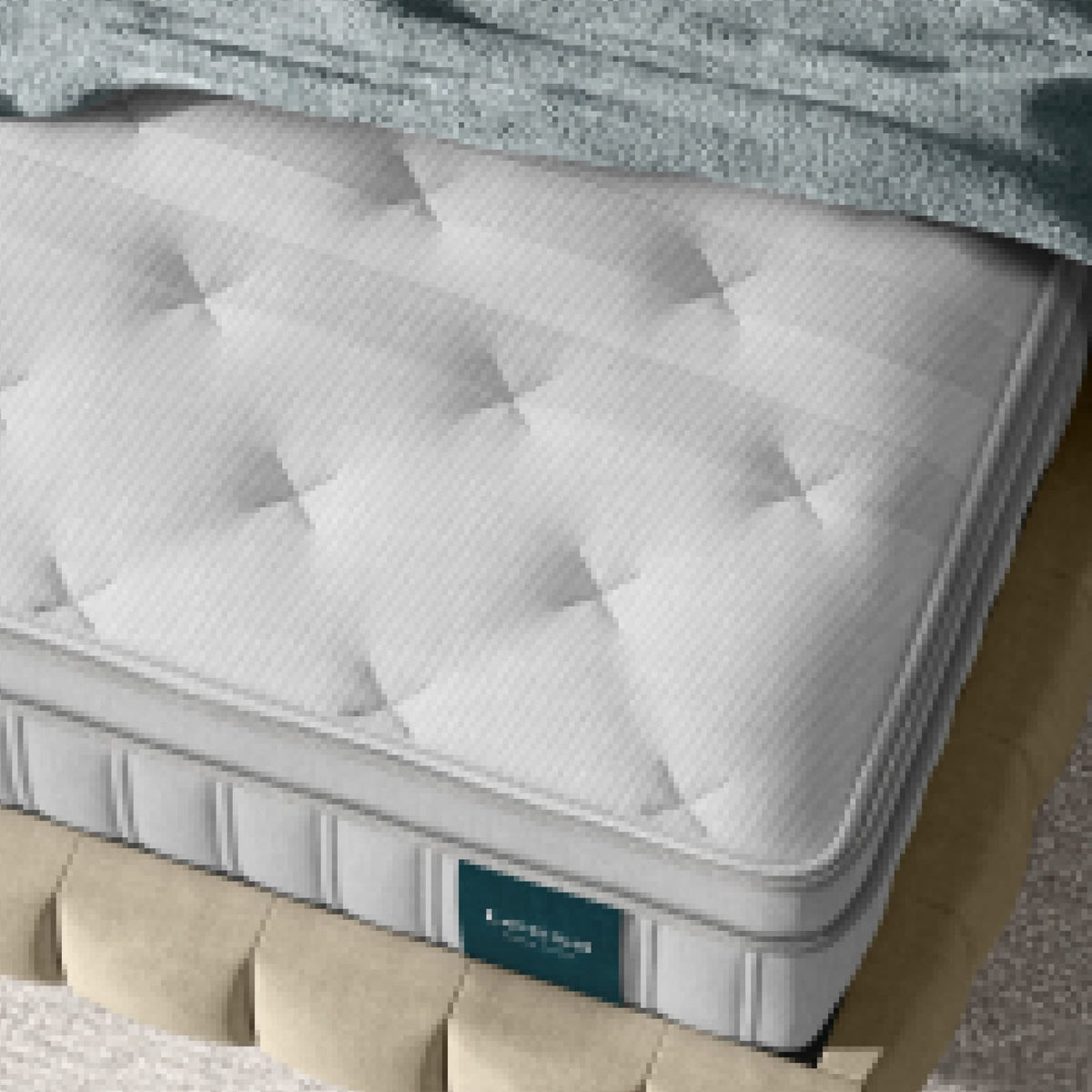 Leesa Oasis Chill cooling quilted surface close-up
