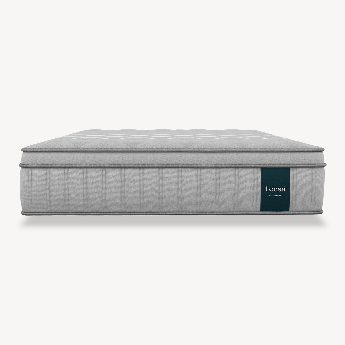 Front view of Leesa Plus Hybrid Mattress