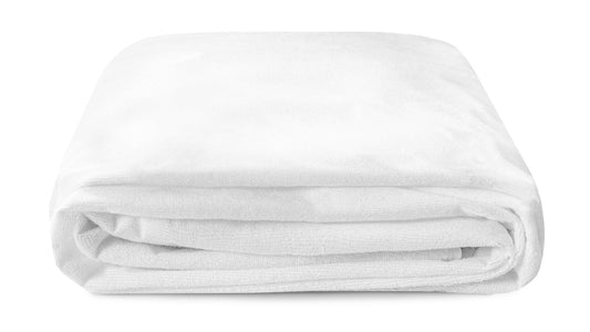 Bear Terry Mattress Protector — folded product
