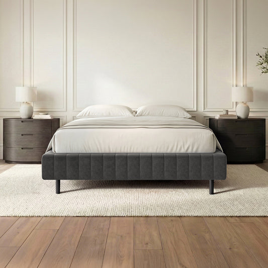 Puffy Dusk Bed Frame - Front