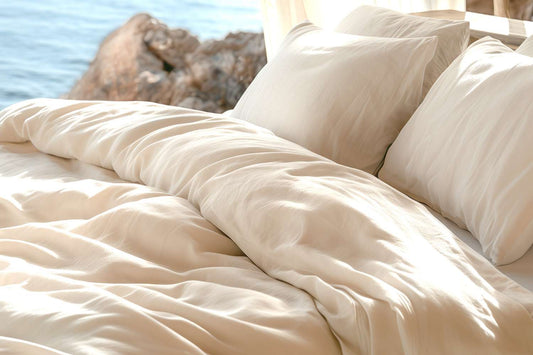 Sleep & Beyond Organic Cotton Percale Duvet Cover Set
