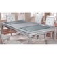 Alena Transitional Silver Dining Table