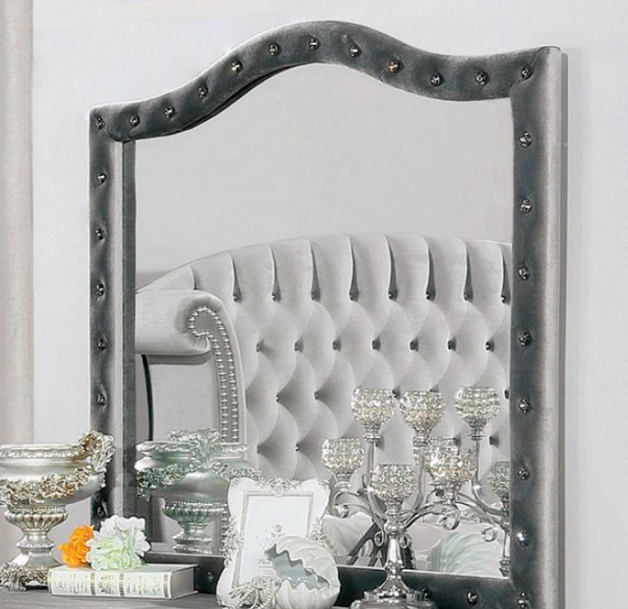 Alzir Glam Gray Mirror