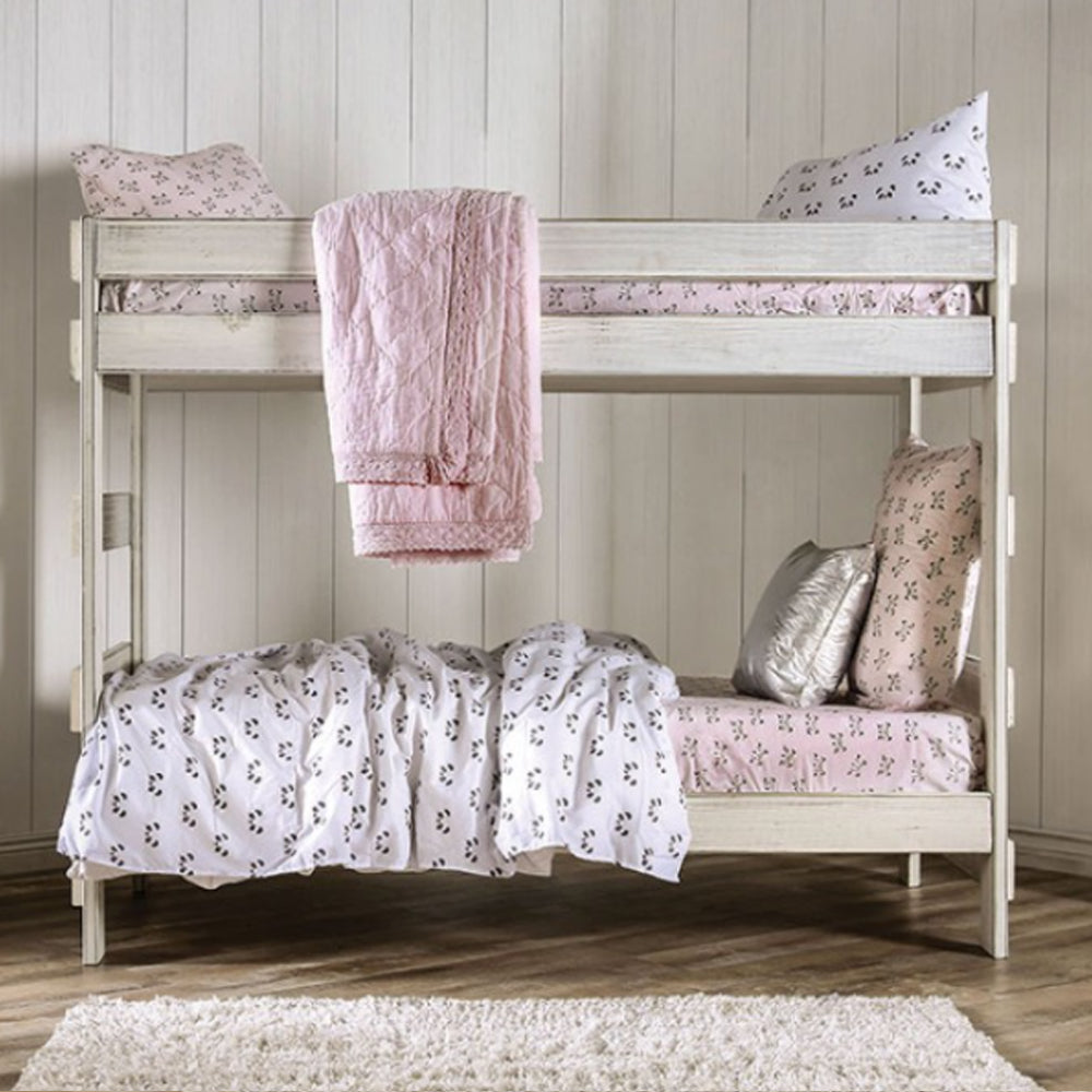 Arlette Rustic Rustic Twin/Twin Bunk Bed   