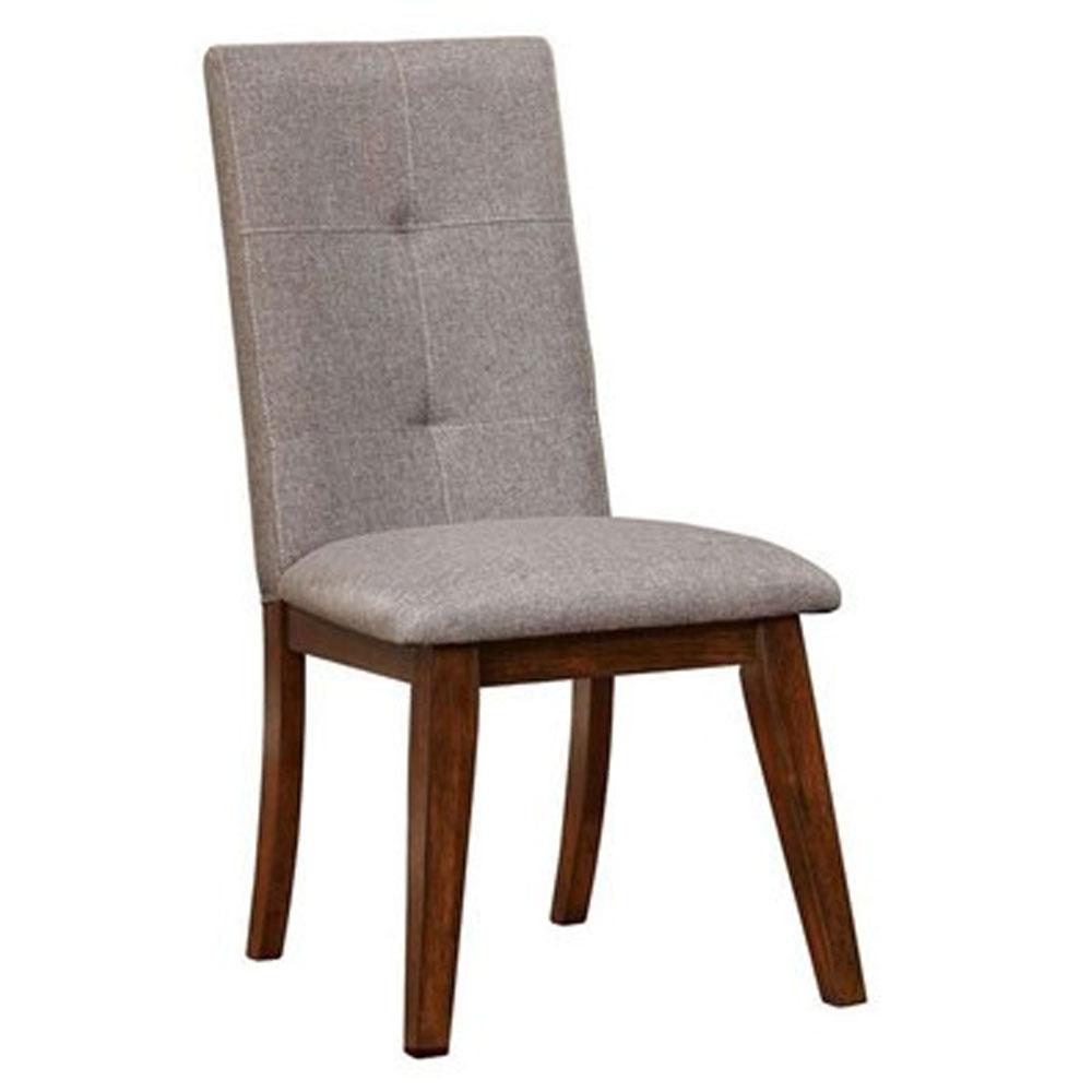 Abelone - Rustic - Walnut/Gray - Dining Chair