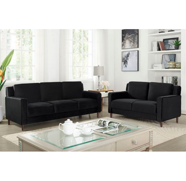 Brandi Contemporary Living Room LoveSeat