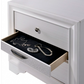 Chrissy Contemporary White Night Stand