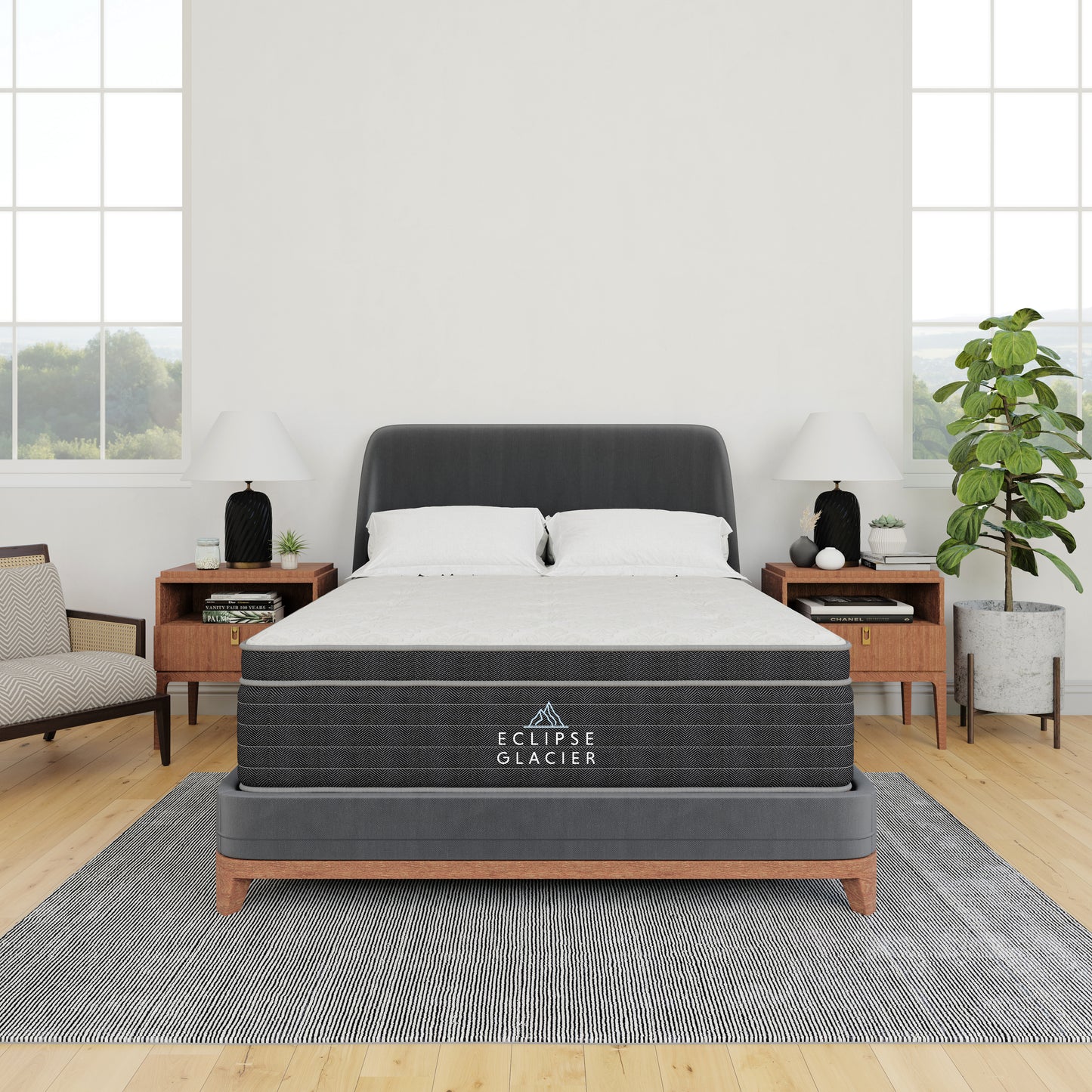 Rushmore Glacier Euro Top Tufted Mattress by Eclipse