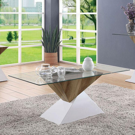 Bima Contemporary White Living Room Coffee Table