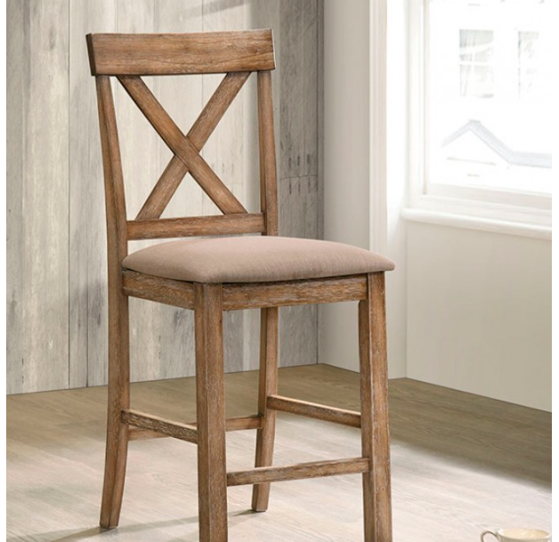 Plankinton Rustic Rustic Oak Counter HT Chair