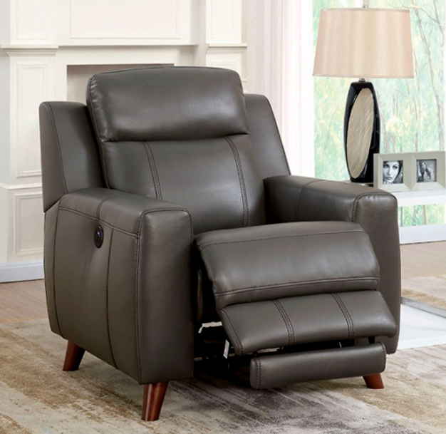 Rosalynn Transitional Gray Living Room Chair