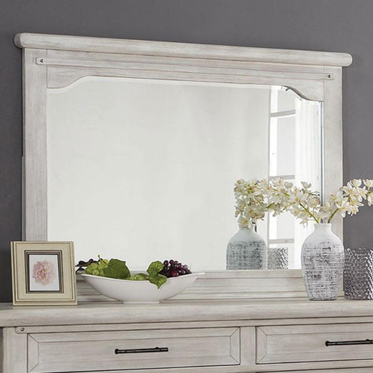 Shawnette - Transitional - Antique White - Mirror