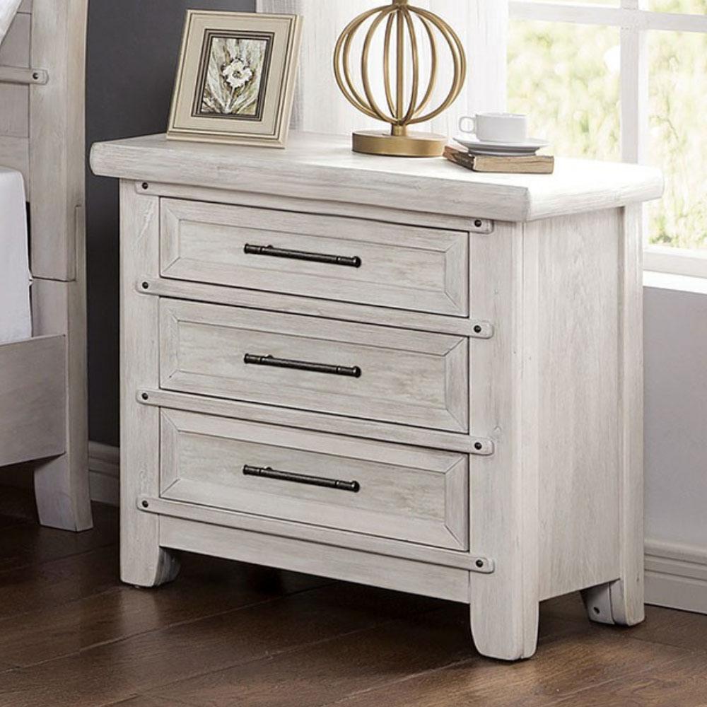 Shawnette - Transitional - Antique White - Night Stand