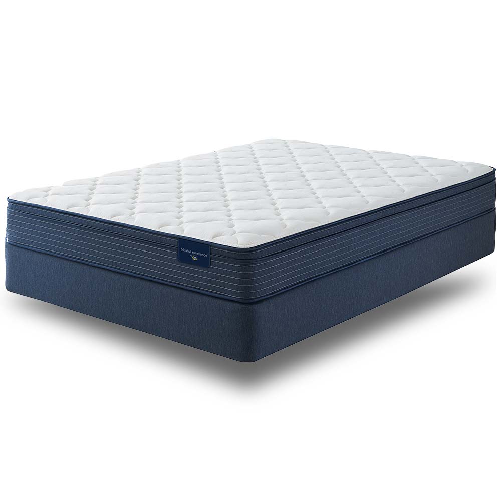 Amara euro top serta mattresses box spring